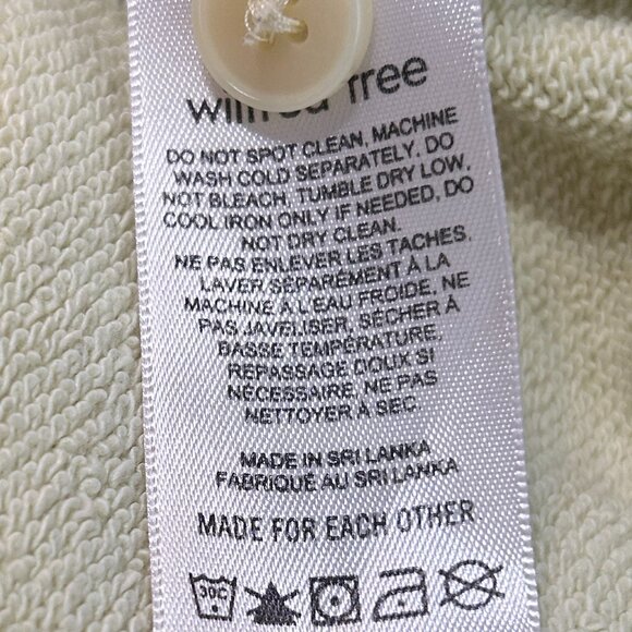 Wilfred Free Oversized Jersey Shacket Women’s‎ 2XS | Yellow Lime Button Up Shirt - Picture 4 of 4